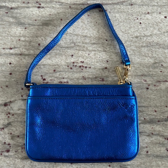 MICHAEL Michael Kors Blue Sequins Shine Wristlet - Picture 2 of 4